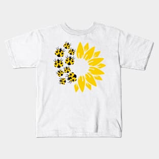 Ladybug And Flower Lover Design Kids T-Shirt